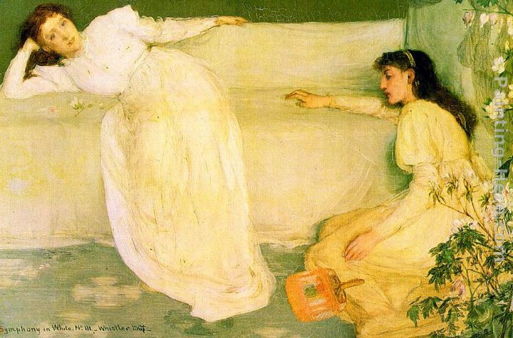 Symphony in White no.3 painting - James Abbott McNeill Whistler Symphony in White no.3 art painting
